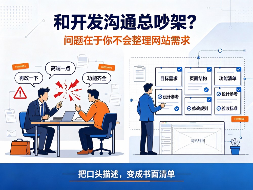 和开发沟通总吵架?问题在于你不会整理网站需求.jpg